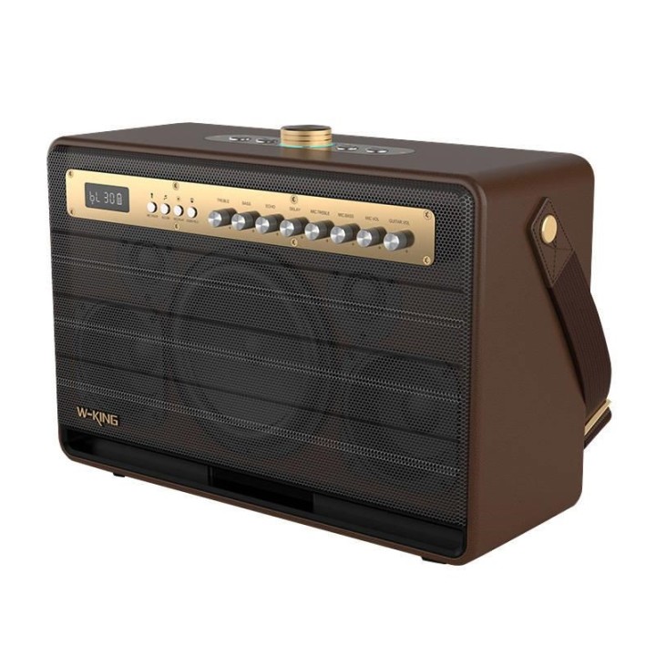 ALTOPARLANTE WIRELESS W-KING K6L 120W MARRONE