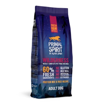 PRIMAL SPIRIT Wilderness 60% Meat Maiale e Pollo - cibo semi-umido per cani - 12 kg