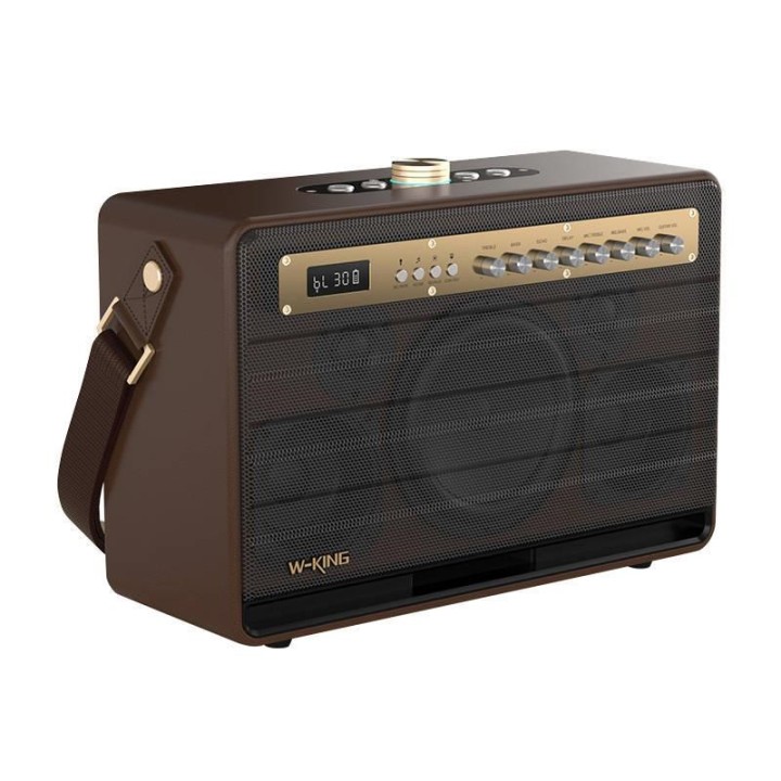 ALTOPARLANTE WIRELESS W-KING K6L 120W MARRONE