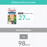 INABA filetto di pollo grigliato extra tenero in brodo aromatizzato capasanta - snack per gatti - 25 g