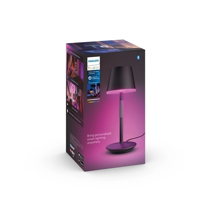 PHILIPS lampada da tavolo Hue White and Color Ambiance nero