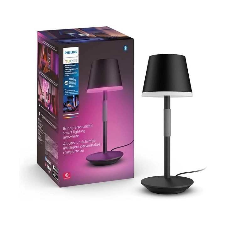 PHILIPS lampada da tavolo Hue White and Color Ambiance nero