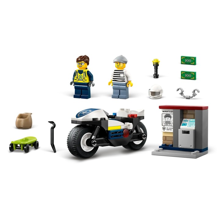 LEGO CITY 60455 Police Motorcycle Chase