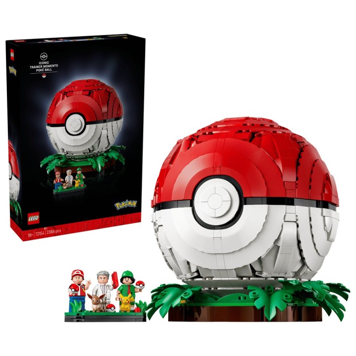 LEGO POKÉMON 72154 Iconic Trainer Moments Poké Ball