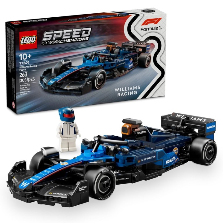 LEGO SPEED CHAMPIONS 77249 Williams Racing FW46 F1 Auto da Corsa