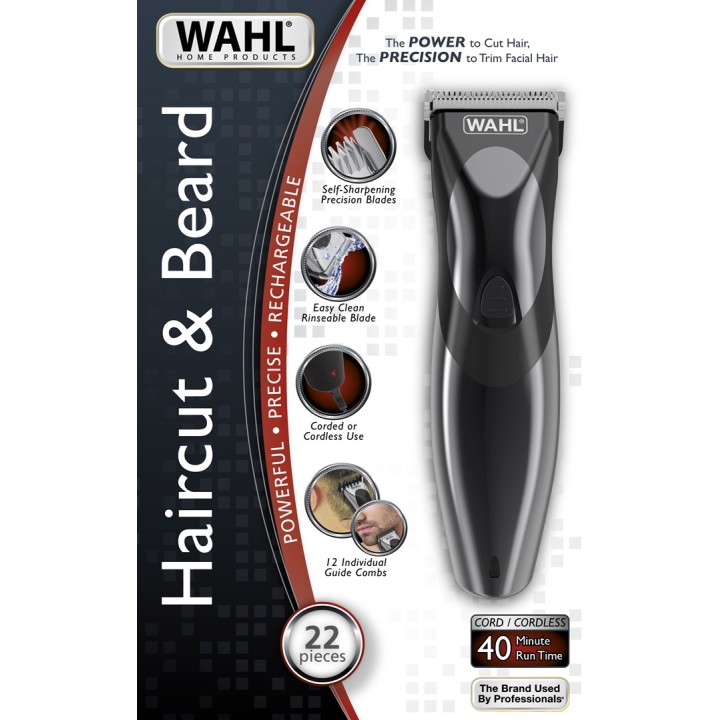 Wahl 9639-816 regolabarba/tosatrice Nero