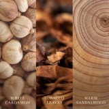 WoodWick Candela in cera Bosco d'iris Ellisse legno marrone 1 pz