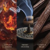 WoodWick Radiant Amber Candela di cera cilindrica marrone 1 pezzo