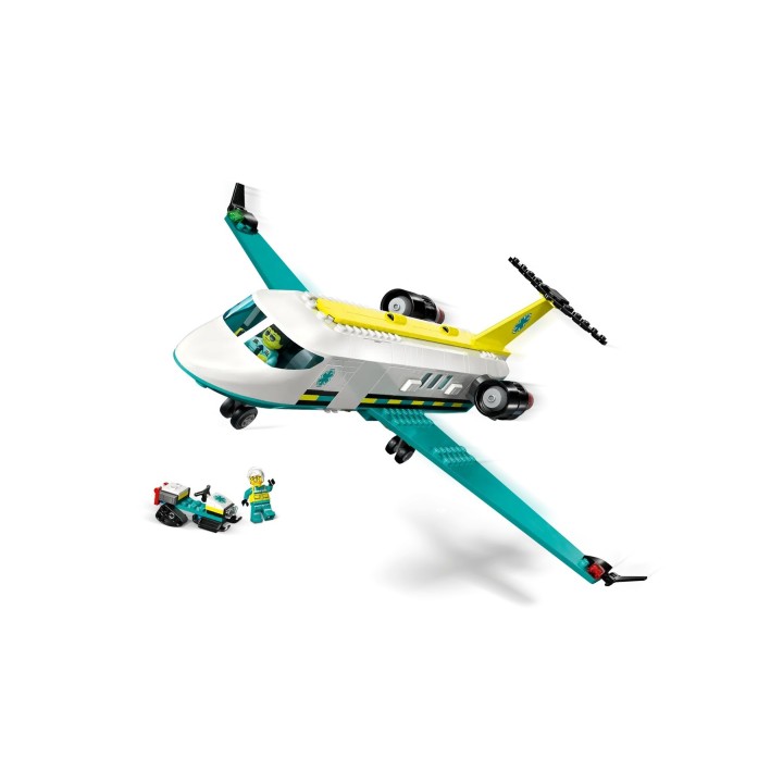 LEGO CITY 60465 Aereo Ambulanza Aerea di Emergenza