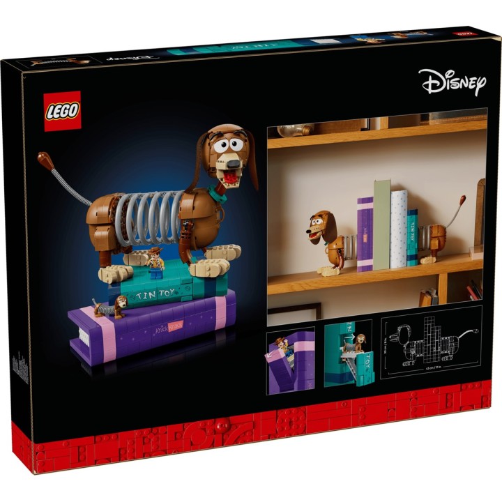 LEGO DISNEY 43301 Toy Story: supporti per libri Slinky Dog