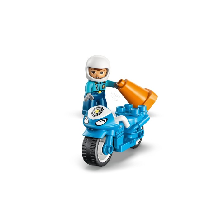 LEGO DUPLO 10471 Motocicletta della Polizia Blu