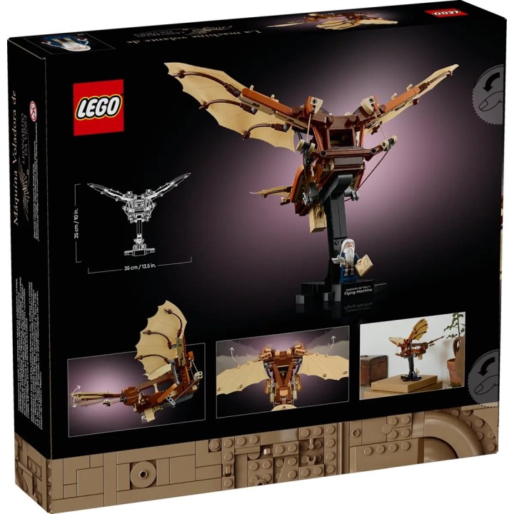 LEGO ICONS 10363 La Macchina Volante di Leonardo da Vinci