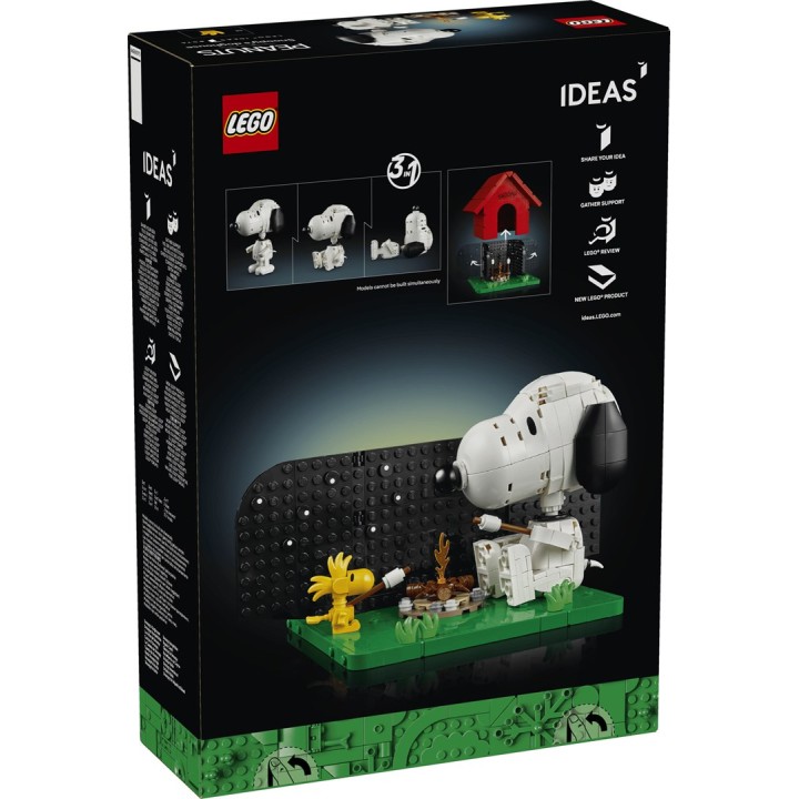 LEGO IDEAS 21368 Peanuts: la cuccia di Snoopy