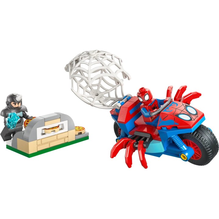 LEGO MARVEL 11206 Spidey sulla sua motocicletta contro il rinoceronte