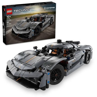 LEGO TECHNIC 42173 Koenigsegg Jesko Absolute Grigio Hypercar