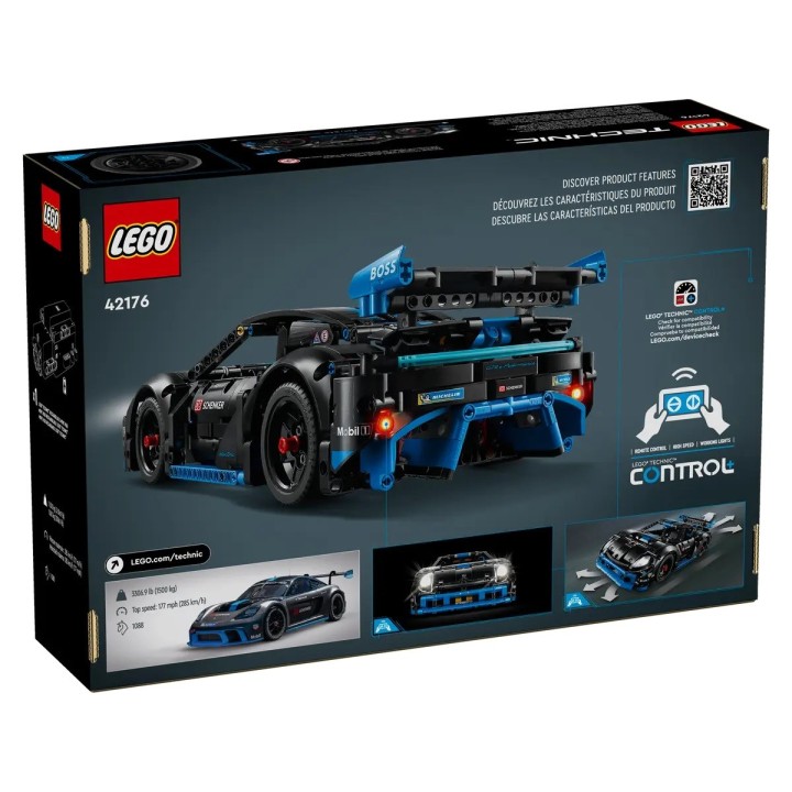 LEGO TECHNIC 42176 Porsche GT4 Auto da Corsa e-Performance