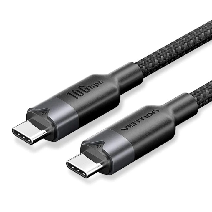 Cavo Vention USB 3.2 5A 10Gbps 1m BK USB-C to C