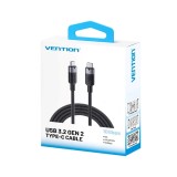 Cavo Vention USB 3.2 5A 10Gbps 1m BK USB-C to C