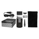 Wahl 3615-1016 rasoio uomo Rasoio a lamina Regolabarba Nero Argento