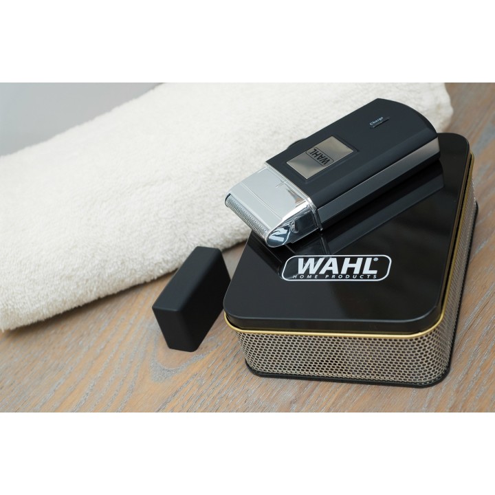 Wahl 3615-1016 rasoio uomo Rasoio a lamina Regolabarba Nero Argento