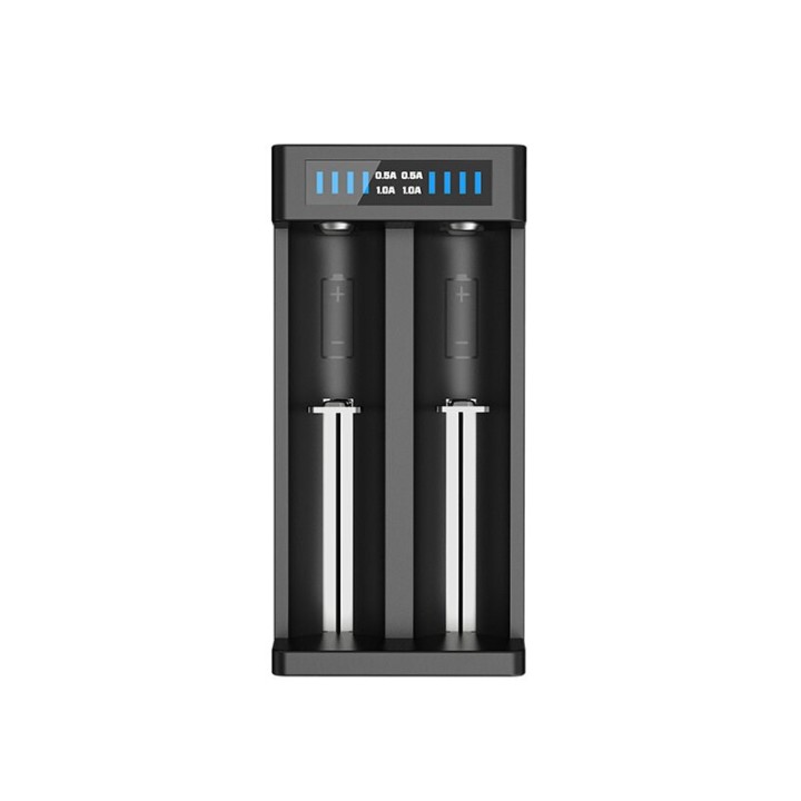 Caricabatterie per batterie Li-ion cilindriche 18650 Xtar MC2 PLUS