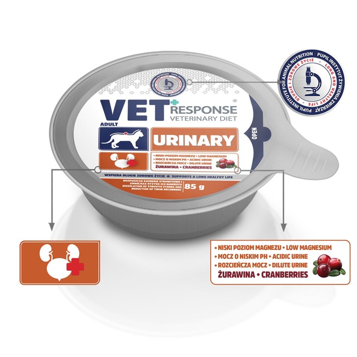 VET RESPONSE Urinario - cibo umido per gatti - 85g
