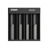 Caricabatterie per batterie Li-ion cilindriche batteries18650 / NiMH Xtar MC4S