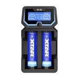 XTAR X2 Caricabatterie per Li-ion 18650