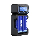 XTAR X2 Caricabatterie per Li-ion 18650