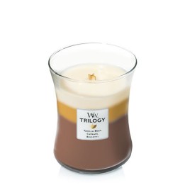 WoodWick 92904 Candela di cera Altro Caramella Vaniglia Marrone Bianco Giallo 1 pz