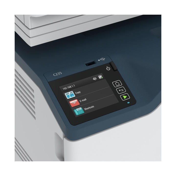 Xerox C235 A4 22ppm copia/stampa/scansione/fax wireless PS3 PCL5e/6 ADF 2 vassoi totale 251 fogli