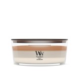 WoodWick Café Macchiato Candela in cera Ellisse caffè bianco marrone 1 pz