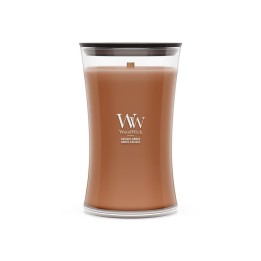 WoodWick Radiant Amber Candela di cera cilindrica marrone 1 pezzo