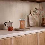 WoodWick Radiant Amber Candela di cera cilindrica marrone 1 pezzo