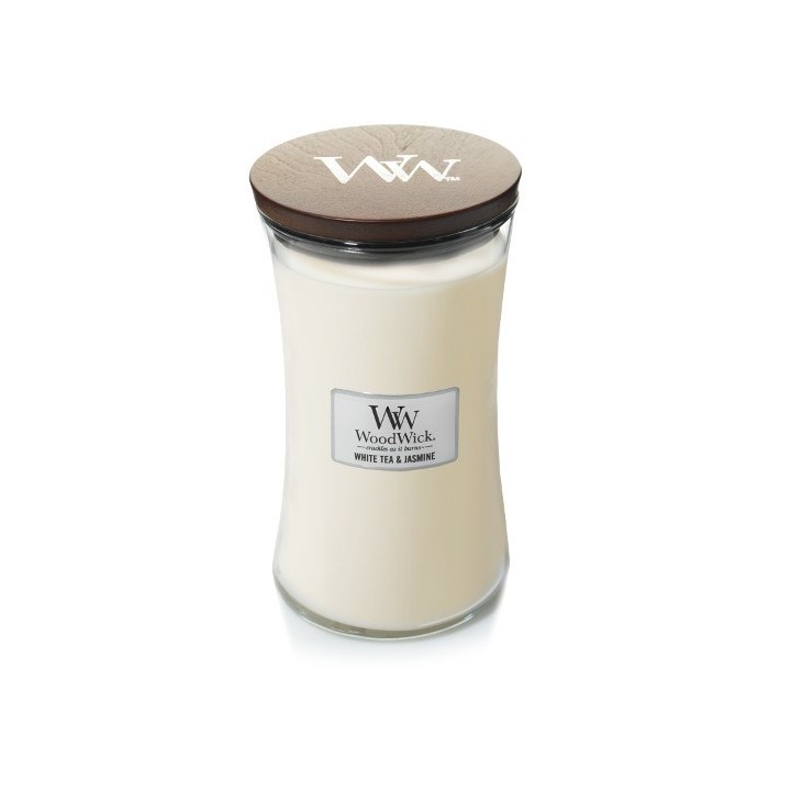 WoodWick Tè bianco e gelsomino