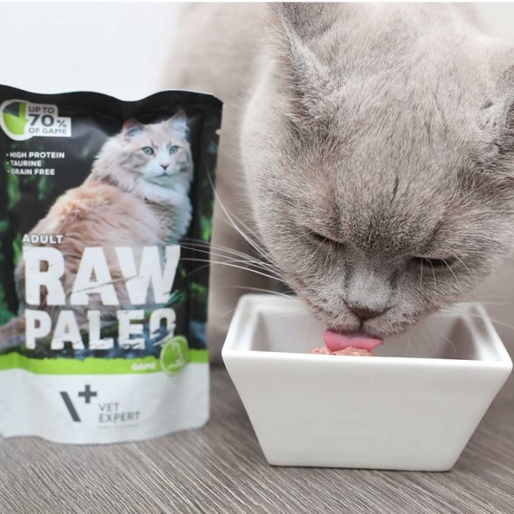 VETEXPERT Raw Paleo Adult Cat Cervo - cibo umido per gatti - 100 g