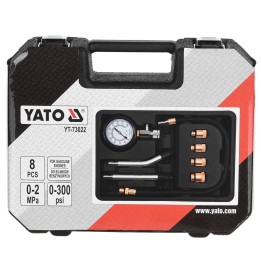 MANOMETRO DI PRESSIONE PER MOTORI A BENZINA 8 PCS. YATO YT-73022