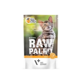 VETEXPERT Raw Paleo Kitten Cat Tacchino - cibo umido per gattini - 100 g
