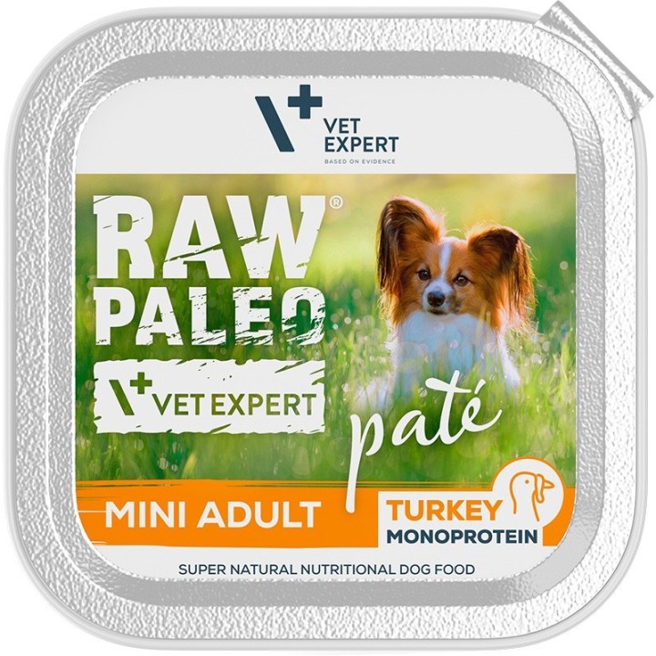 VETEXPERT Raw Paleo Pate Mini Adult Manzo - cibo umido per cani - 150 g