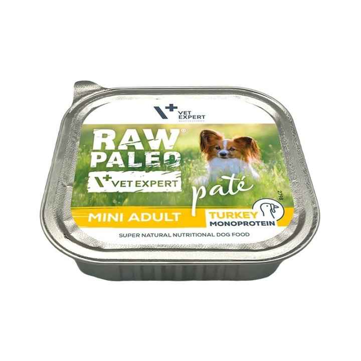 VETEXPERT Raw Paleo Pate Mini Adult Manzo - cibo umido per cani - 150 g