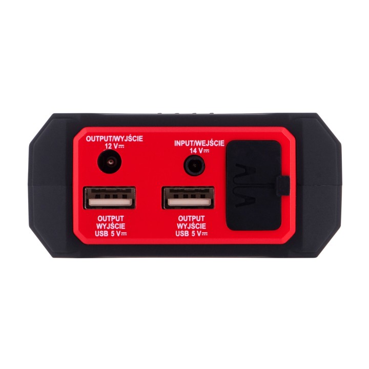 Avviatore di emergenza per auto YATO YT-83081 power bank per auto 9000 mAh 9000 mAh nero arancione