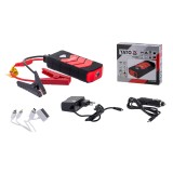 Avviatore di emergenza per auto YATO YT-83081 power bank per auto 9000 mAh 9000 mAh nero arancione