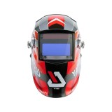 Yato YT-73921 maschera/casco per saldatura Casco per saldatura con filtro oscurante automatico Nero Rosso Argento