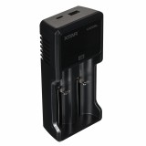 XTAR VC2SL Caricabatterie Li-ion / Ni-MH / Ni-CD 18650