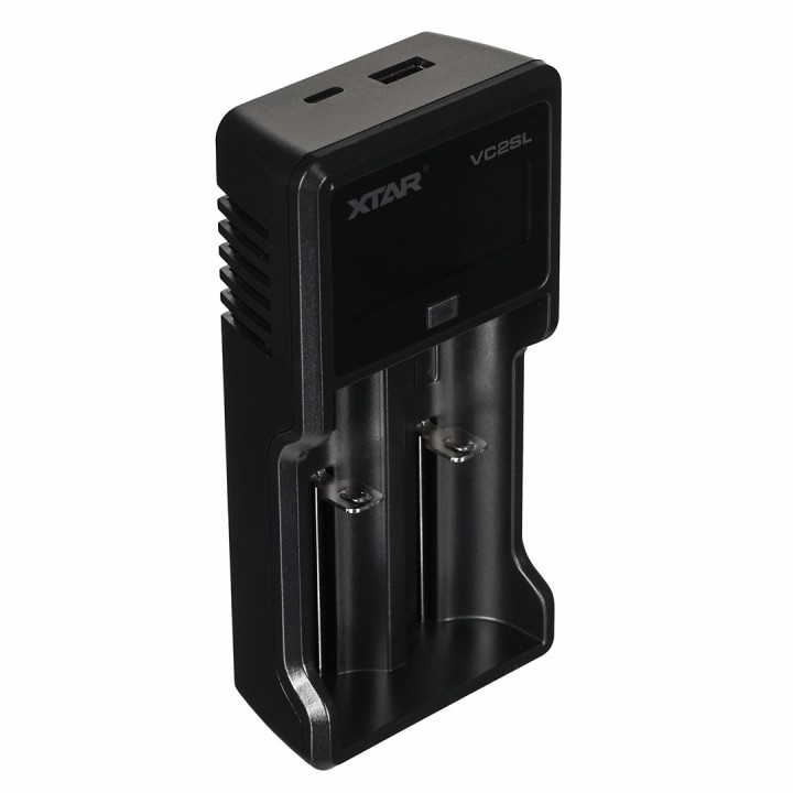 XTAR VC2SL Caricabatterie Li-ion / Ni-MH / Ni-CD 18650