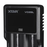 XTAR VC2SL Caricabatterie Li-ion / Ni-MH / Ni-CD 18650