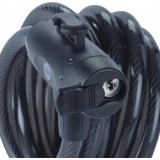 12 mm cavo per bicicletta in acciaio con chiave - YCK0/12/200/2 nero
