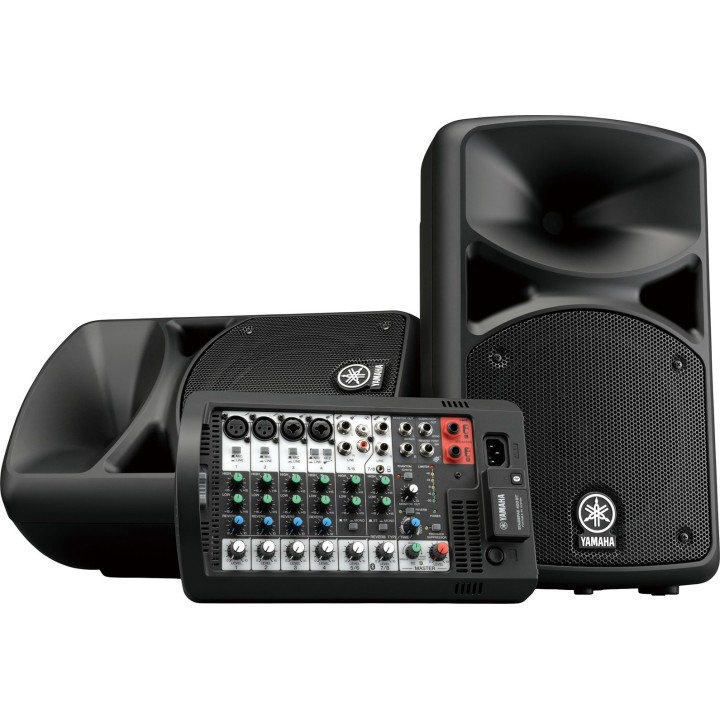 Yamaha Stagepas 400BT - sistema PA portatile con mixer a 8 canali e amplificatore di potenza integrato