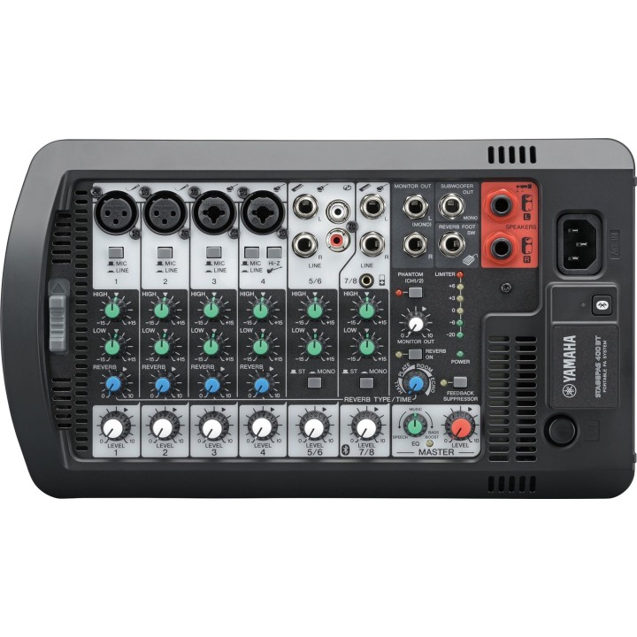 Yamaha Stagepas 400BT - sistema PA portatile con mixer a 8 canali e amplificatore di potenza integrato