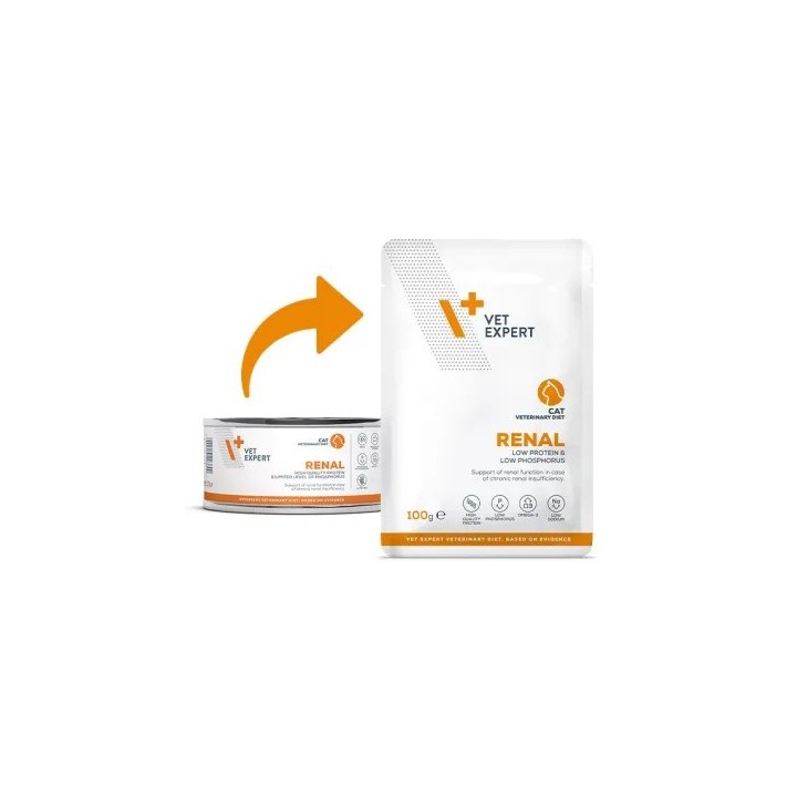 VETEXPERT Veterinary Diet Renal Cat - cibo umido per gatti - 100g